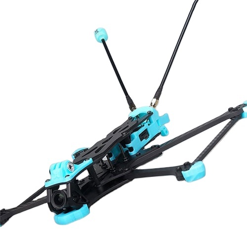 Foxeer MEGA 7-Inch 305mm Wheelbase FR DC Frame Carbon Fiber Drone Frame Kit Brace Thickness 4mm for FPV RC Racing Drone DIY