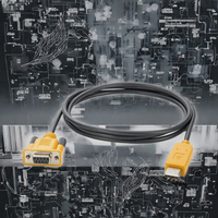 Kabel Keyboard USB ke DB9 Female HID CH9328 RS232 Konverter Adaptor untuk POS Instrumen Industri Sensor Otomasi