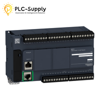 Controlador PLC Industrial 40 E/S Ethernet TM221CE40T M221 para Automatización de Fábrica 24V CC 24 Entradas 16 Salidas de Transistor Fuente M