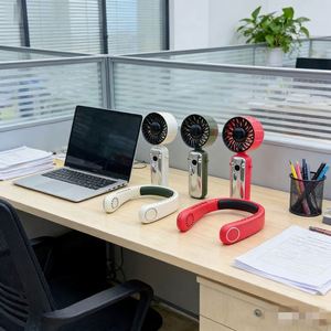 Ventilador Portátil de Mano con Colgador para el Cuello, Nuevo, de Alta Velocidad, con Pantalla Digital, Motor sin Escobillas, Batería de Litio de 1800 mAh, Alta Calidad, Venta al Por Mayor - Product Image 5