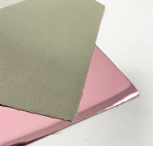 Tissu TPU en cuir verni synthétique métallique Pu sans rides cuir déjoué métallique pour chaussures sacs artisanat - Product Image 5