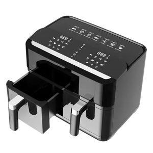 Offre Spéciale nouvel appareil de cuisine <span class=keywords><strong>Friteuse</strong></span> <span class=keywords><strong>à</strong></span> <span class=keywords><strong>air</strong></span> <span class=keywords><strong>à</strong></span> double panier 9 litres Double <span class=keywords><strong>deux</strong></span> zones 2 <span class=keywords><strong>paniers</strong></span> <span class=keywords><strong>Friteuse</strong></span> <span class=keywords><strong>à</strong></span> <span class=keywords><strong>air</strong></span> <span class=keywords><strong>à</strong></span> vapeur - Product Image 3