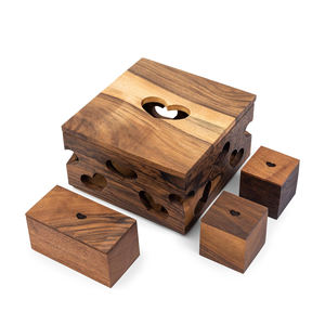 San Valentín, Organizador <span class=keywords><strong>de</strong></span> Joyas <span class=keywords><strong>de</strong></span> Madera Hecho a Mano, Caja <span class=keywords><strong>de</strong></span> Joyería <span class=keywords><strong>de</strong></span> Nogal para Mujer, Almacenamiento <span class=keywords><strong>de</strong></span> Joyas, Pendientes, Collares, Pulseras - Product Image 2