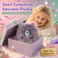 Mainan Boneka Musik Elektrik Robot AI Mata Tunggal CE CPC Bernyanyi Berbicara Menari Hadiah Anak Permainan Sensorik Pereda Stres Pesta Grosir ODM