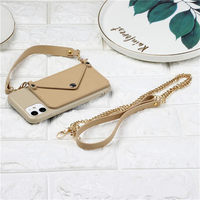Cartera de mano de cuero PU de piel de lujo, funda trasera para teléfono móvil para Iphone 11 12 13 14 15 16 Pro Max 8 Puls X XS XR Max