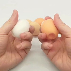 Joint - Movable Decompression Realistic <strong>Egg</strong> Stress - Relief Balls, Soft Gel <strong>Egg</strong> - <strong>Shaped</strong> Squeeze Toys, Eggshell Toys - Product Image 3