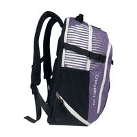 Sac à dos de basketball personnalisé pour hommes, femmes, garçons, filles, enfants, grande capacité 35L, avec compartiment pour ballon et chaussures