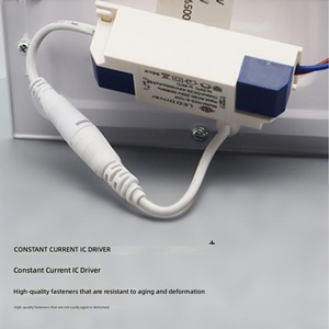 Plafonnier LED encastré ultra-fin en aluminium 12W, anti-éblouissement, pour usage commercial et résidentiel, hôtels, bureaux à domicile - Product Image 4