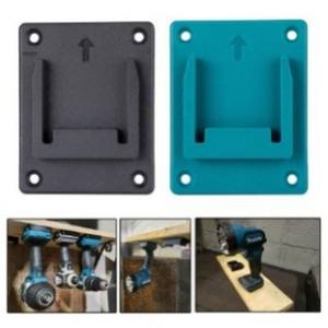 Compatible With Makita Bosch 14.4V 18V Battery <b>Tool</b> Mounting Base Blue Plastic Home Use - Product Image 3