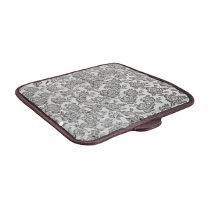 Couverture chauffante pour animaux de compagnie réglable et imperméable, 45x45cm, motif floral, rectangle, tapis textile pour chien et chat, hiver - Product Image 1