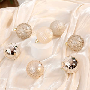 SHUANGYUAN Bestseller 6CM Weihnachtskugel-Sets Plastik Weihnachtsbaumschmuck Weihnachtskugeln Bolas De Navidad - Product Image 4