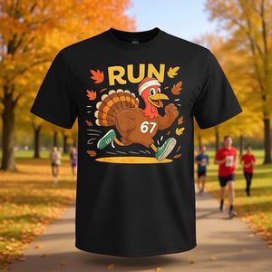 Camiseta Turkey Run 67 Meme Costume Thanksgiving Turkey Trot Squad - Product Image 3