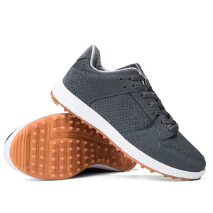 Chaussures de golf pour hommes, légères, à lacets, respirantes, avec empeigne texturée, antidérapantes, pour la marche sur le parcours - Product Image 1
