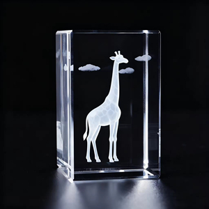 Hbl K5 Tinh thể thủy tinh <span class=keywords><strong>Cube</strong></span> tùy chỉnh ảnh 3D khắc laser trống khung ảnh pha lê <span class=keywords><strong>Cube</strong></span> cho món quà lưu niệm - Product Image 3