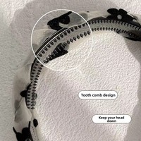 Serre-tête antidérapant à dents croisées pour femme – Collection été haut de gamme, sensible à la pression, idéal pour les vacances, passe-partout, style rétro