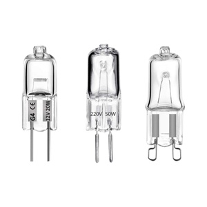 Lámpara de Filamento Halógena G9 <span class=keywords><strong>G4</strong></span> G5.3, Bombilla Pequeña de Cristal de Alto Voltaje, Candelabro de Cuarzo, Vela de Tungsteno, 20W 30W 35W 40W <span class=keywords><strong>12V</strong></span> - Product Image 2