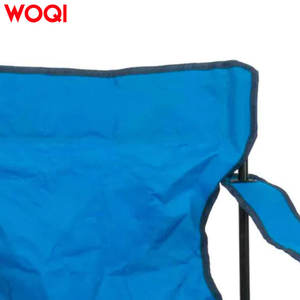 เก้าอี้ชายหาดพับได้พกพา Woqi สีฟ้า ผ้า Oxford ขนาด 50x50x80 ซม. พร้อมที่วางแก้ว สำหรับตั้งแคมป์และตกปลา - Product Image 4
