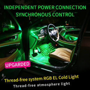 Décoration de noël de bord portes intérieures automatiques néon lumières led à l'intérieur de la voiture lumière froide ligne - Product Image 4