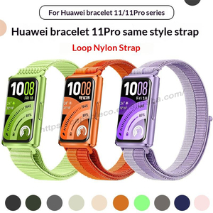 Nuovo Cinturino Regolabile in Nylon per Smartwatch, Compatibile con <span class=keywords><strong>Huawei</strong></span> <span class=keywords><strong>Band</strong></span> 11/11 Pro, Accessori - Product Image 5