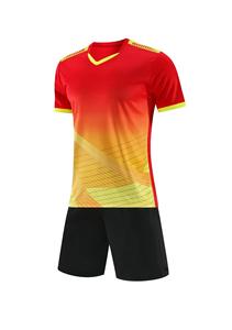 男性用Tシャツジャージースーツスポーツユニフォームショーツ付きカスタムスポーツユニフォーム男性用女性用の名前と数 - Product Image 5