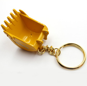 <span class=keywords><strong>Porte</strong></span>-clés métallique pour godet d'excavatrice <span class=keywords><strong>Porte</strong></span>-clés stéréo 3D pour machine à creuser Accessoires - Product Image 5