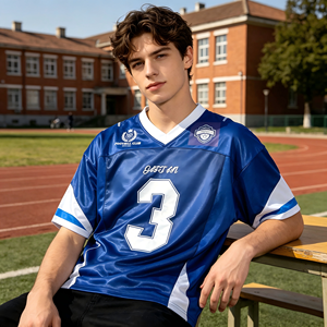 Customizable Streetwear Fashion Fan Jersey ODM Factory Direct Custom Logo Game Day Casual Soccer Jersey for Fans - Product Image 3
