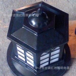 Pillar Lights Outdoor <b>Iron</b> Led E27 Semi Flush Mount 50000 Hours 100 Lm W 2 Year Warranty - Product Image 3