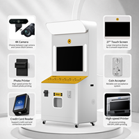 Machine Photobooth de Luxe Style Coréen, Kiosque Photo Beauté pour Mariages, Fêtes, Expositions et Services de Location