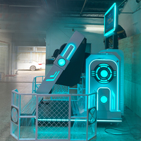 42 ''LCD VR Machine de jeu de tir à pied libre Simulateur de jeu à jetons pour parcs à thème de divertissement