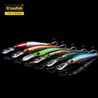 Leurre de pêche articulé type Minnow 65mm 75mm 5.6g 7.8g, flottant, appât dur, profondeur de plongée 1.5m pour achigan et culter