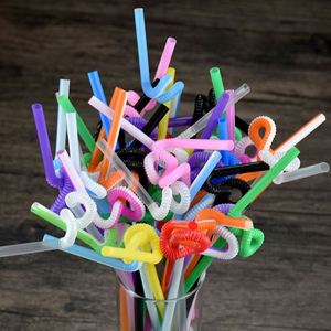 Pajitas Desechables Biodegradables al por Mayor, Pajitas de Plástico Flexibles para Bebidas, Ideales para Bares, Eventos y Servicio de Bebidas, de un Solo Uso - Product Image 2