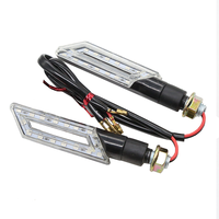 Clignotant universel ROUGE 12V LED pour motos