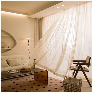 قماش ستارة النافذة البوليستر الشفاف الفضي الناعم قماش ستارة النافذة البراقة المناسب للستائر - Product Image 2