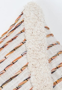 Funda de Cojín con Flecos de Color Amarillo Mostaza y Marfil, Textura Tufted a Mano, Estilo Boho, Decoración para el Hogar, Precio al por Mayor - Product Image 5
