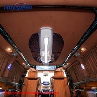 Système d'éclairage de toit intérieur de voiture de luxe, kit de plafonniers LED avec barre de suspension pour 99 % des modèles de voitures, couleur et logo personnalisables, installation facile