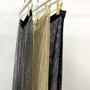 Pantalones transparentes de verano para fiesta, Vaqueros brillantes de rejilla de cristal - Product Image 6