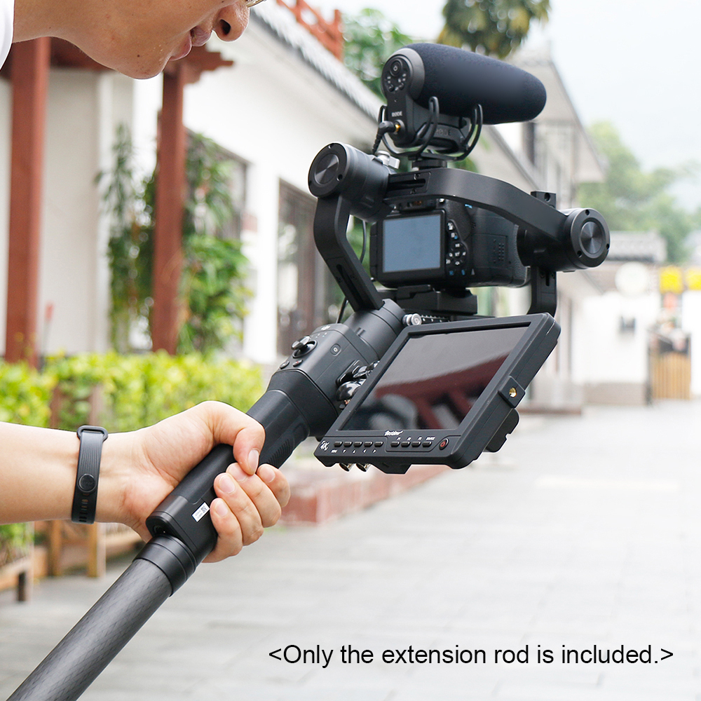 Bindpo Tige D'Extension En Fibre De Carbone 1/4 Pouce Pour Stabilisateur DJI Ronin S, SC, OSMO Mobile 3, ZHIYUN Crane