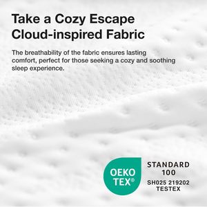 Colchón de Espuma Viscoelástica de Gel para Niños, Doble, de 6 Pulgadas, Mediano, Refrescante, Alivia la Presión, Transpirable, Baja Transferencia de Movimiento, CertiPUR-US - Product Image 5