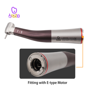 Tandheelkundige 1:5 Vezel Optische Elektrische Motor Toenemende Contra Hoek Lage Snelheid Handpiece Tips Gebruikt Voor E-Type Micromotor - Product Image 6