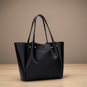 BS INTERNATIONAL Bolso de Mano de Cuero Genuino para Mujer, Accesorios de Moda, Estilo Tradicional, Cierre de Cremallera, Impermeable, Antirrobo, Ligero - Product Image 5