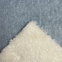 Produits en gros, tissu en fourrure artificielle en daim doux et chaud, tissu épais pour manteau pour femmes, production textile