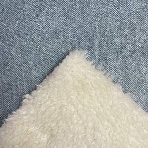 Vải sản xuất may mặc áo khoác nữ dày dặn, chất liệu giả lông mềm mại, ấm áp, cao cấp, bán buôn - Product Image 4