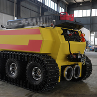 Robot de drainage intelligent amphibie flottant sur roues et chenilles, hydraulique, pour la lutte contre les incendies et les secours d'urgence