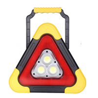 Trépied lumineux de voiture multifonctionnelle à LED, lumière d'urgence, chargement solaire, triangle de voiture, signalisation de sécurité