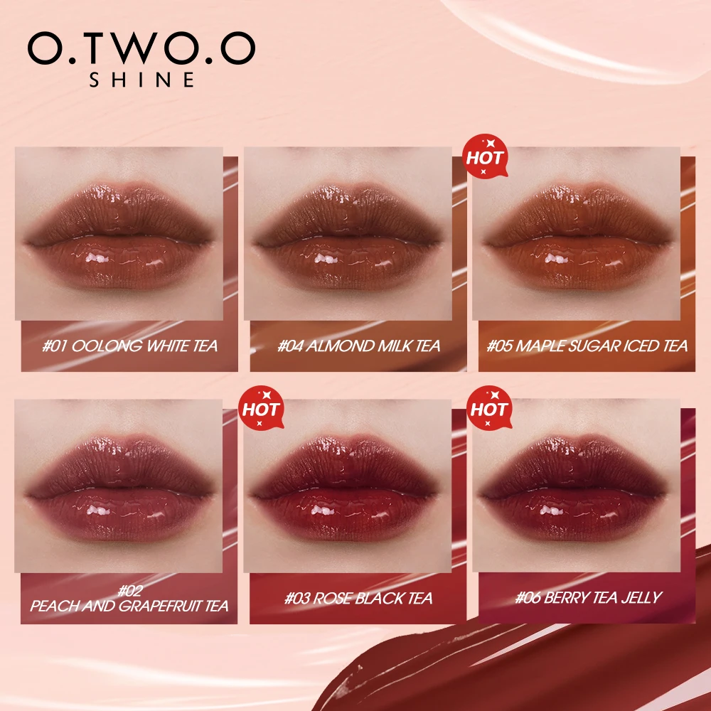 O.TWO.O Smooth Light Weight 3D Lip gloss High Pigment Long Lasting Lip Glaze
