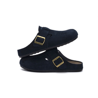 Mules à enfiler faciles pour hommes, à bout fermé, rehaussantes de 1,5 cm, chaussures d'extérieur, usine de Wenzhou, ODM, marque privée, vente en gros