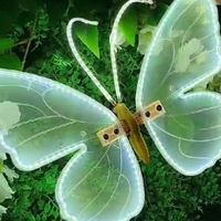 Lumières de sculpture LED papillon flottant, lumières animées pour jardin et allée, pour hôtel de luxe, villa, cour et décoration paysagère