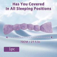 Masque oculaire lesté en perles de verre personnalisées de qualité supérieure pour un sommeil profond avec peluche confortable pour un sommeil réparateur