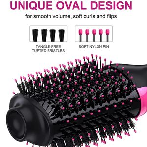 Professionnel 1200w 3 en 1 une étape coup sèche-cheveux <span class=keywords><strong>brosse</strong></span> lisseur et Styler rotatif volumateur électrique <span class=keywords><strong>brosse</strong></span> à Air chaud - Product Image 5
