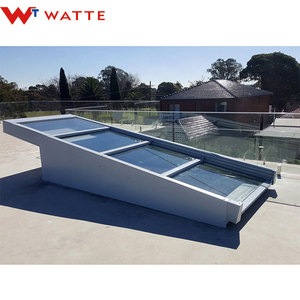 Thông minh cơ giới di chuyển kính bảng Điều chỉnh mái nhà thiết kế cầu thang thoát điện có thể thu vào trượt mái Skylight hệ thống cửa sổ - Product Image 6